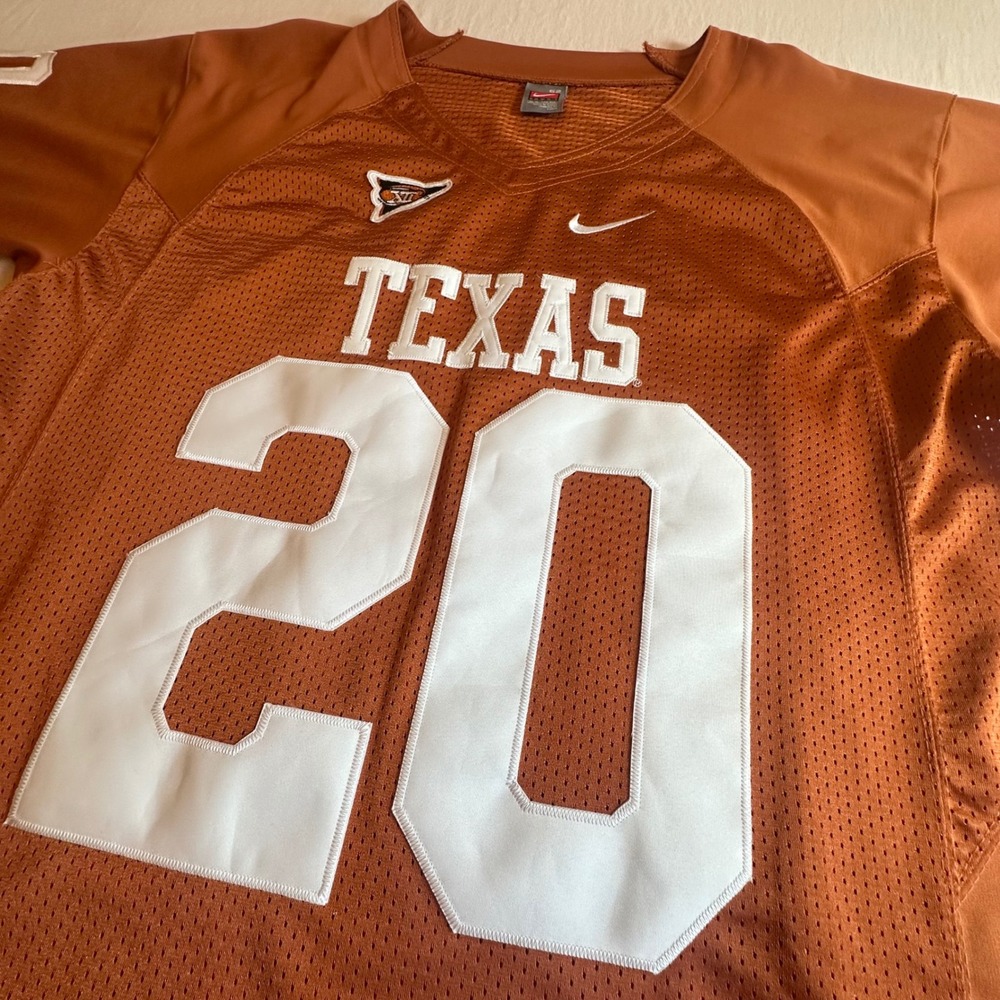 Vintage Nike Texas Longhorns Earl Campbell #20 NCAA College Football Jersey  XL